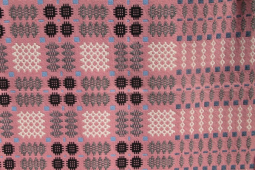 Mid Twentieth Century Welsh Tapestry Blanket - detail