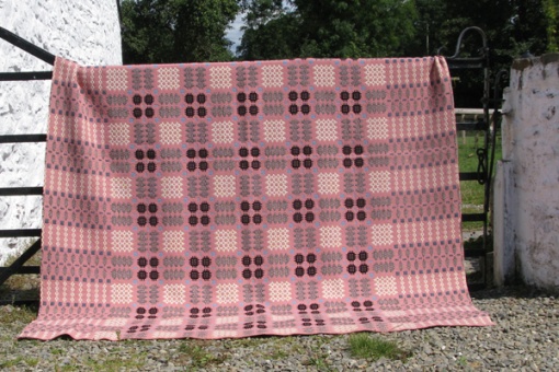 Mid Twentieth Century Welsh Tapestry Blanket 